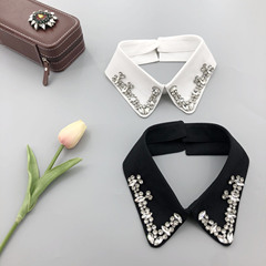 Spring, autumn and winter doll fake collar, Korean style chiffon versatile decorative fake collar for women, matching collar for shirts and jumpsuits