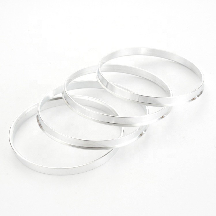 Car Wheel Hub Center Ring Aluminum Alloy Wheel Hub Center Ring Wheel Hub Reduction Ring Reduction Sleeve (Set of Four)