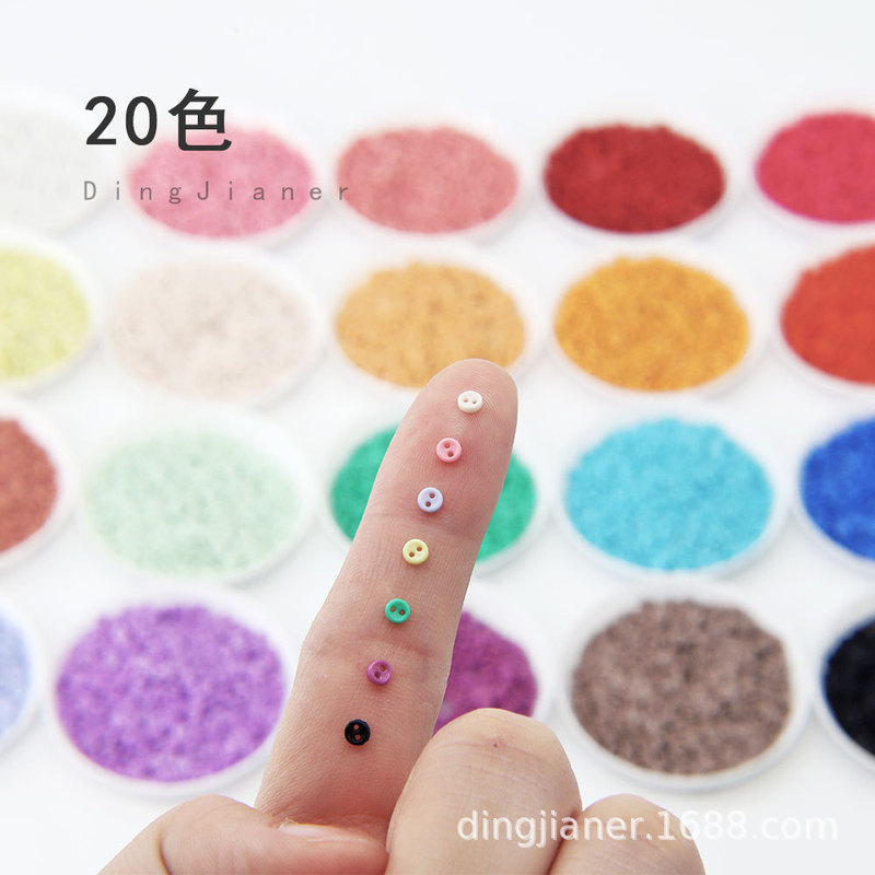 3mm Ultra-Small Resin Pig Nose Button Bjd Mini Button Ob11 Doll Button Barbie Doll Small Cloth Baby Clothes Button