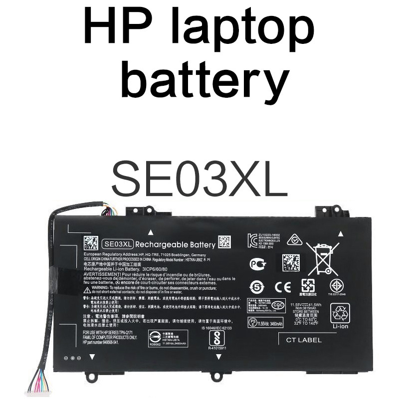 Se03Xl/3600Mah Is Suitable for Hp Notebook Pavilion 14-Al000 Series Notebook Batteries Se03Xl/3600Mah Is Suitable for Hp Notebook Pavilion 14-Al000 Series Notebook Batteries