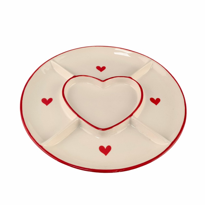 Nórdico en línea un plato de desayuno de cerámica de un solo alimento, plato de comedor cuantitativo de reducción de grasa, conjunto de plato de comedor para niños domésticos