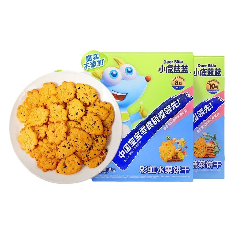Официальный флагманский магазин Little Deer Lanlan: Настоящие волшебные радужные печенья, молочные, овощные и фруктовые печенья для прорезывания зубов, бренд детских закусок.