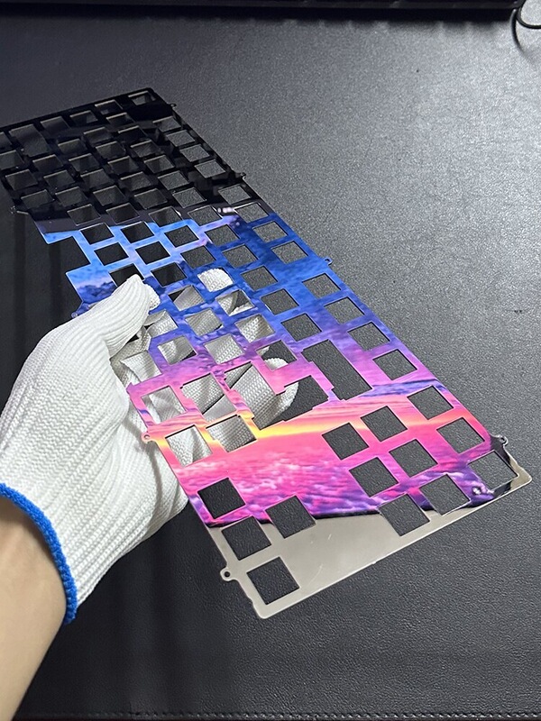 Mechanical Keyboard Positioning Plate Mirror Stainless Steel Yellow Titanium Aluminum Alloy Customized DIY Starting from One Piece Mechanical Keyboard Positioning Plate Mirror Stainless Steel Yellow Titanium Aluminum Alloy Customized DIY Starting from One Piece