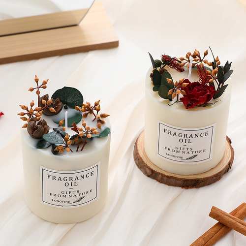 Forest aromatherapy candle wholesale household soy wax Christmas birthday Christmas gift companion gift box set wholesale