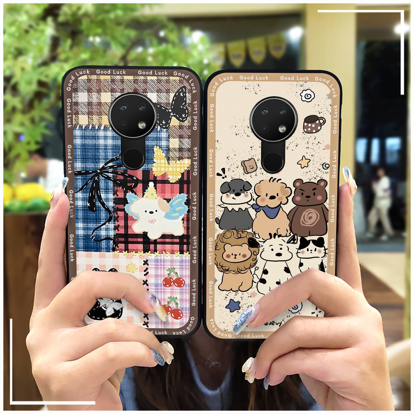 Suitable for Nokia Mobile Phone Case Silicone Dustproof New Style Simple Couple Creative Soft Shell Youth Funny Pure Color Female