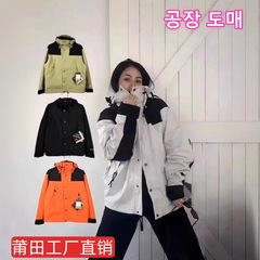 莆田ハイバージョンアメリカバージョン 1990 ジャケット男性と女性のための同じスタイルのカップルラミネートジャケットアウトドアスリーインワン登山ジャケット