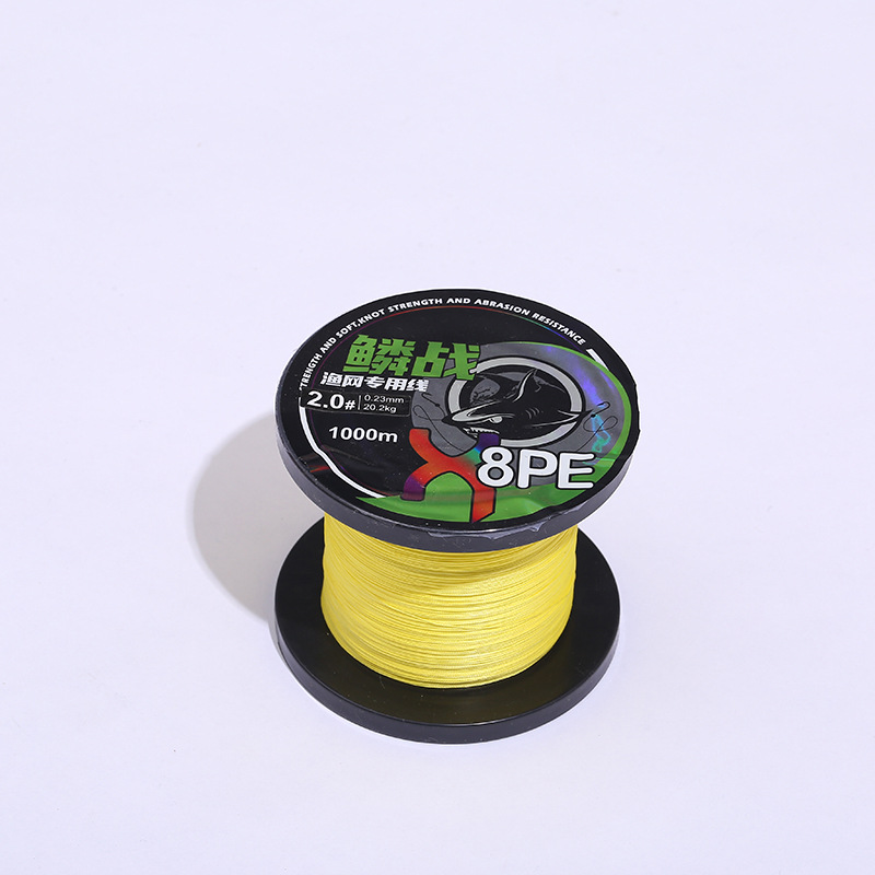 En stock de alta resistencia 1000 m X8PE fuerte caballo trenzado línea de pesca Escala de batalla 8 hebras LÍNEA DE PE línea de pesca de mar asiático