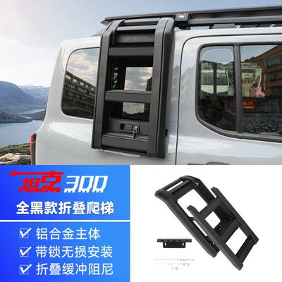 Roof rack Roof Rack Frame Off-Road - tank-300-folding-ladder-all-black