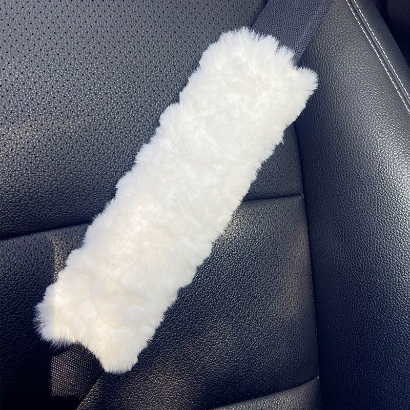 Мягкая петля плюшевый ремень безопасности плечевая Накладка для мужчин и женщин плечевой ремень удлиненная Защитная Наплечная накладка украшение автомобиля