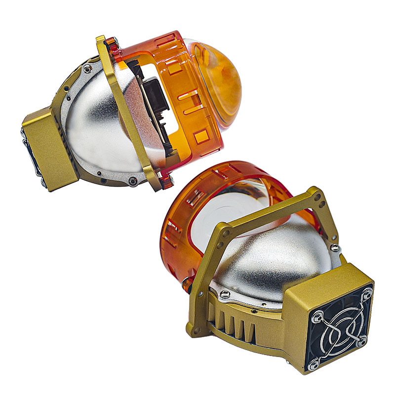 FANKAl nuevo faro de automóvil T5 láser condujo lente de doble luz corta de alta potencia transformación en un todo