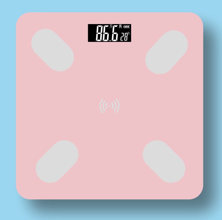 Escala inteligente, escala de salud, escala electrónica, escala doméstica pequeña de alta precisión, escala de carga Bluetooth, escala de grasa corporal al por mayor