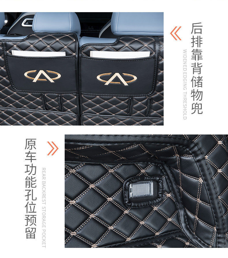 Specially Used for 2024 Cheryou Mengda Trunk Mat Fully Surrounded by Omoda5 Omodae5 Car Rear Trunk