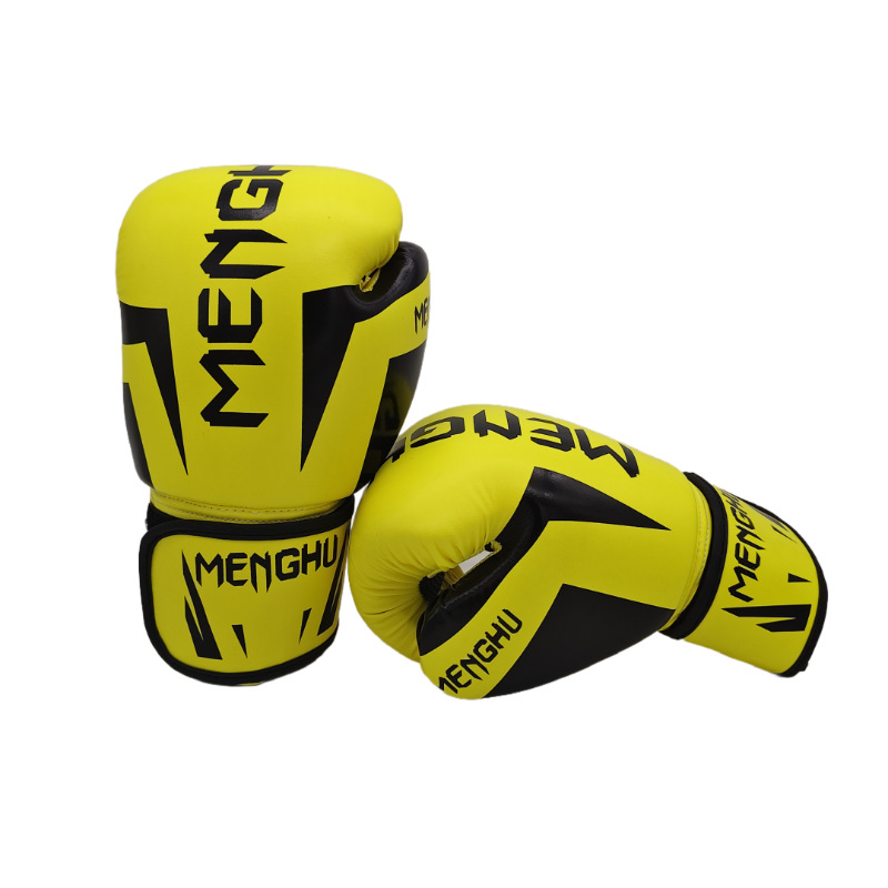 Guantes de boxeo para niños marca Tiger, guantes de entrenamiento de PU duraderos para Muay Thai, guantes de combate para adultos con almohadilla interior moldeada de una sola pieza