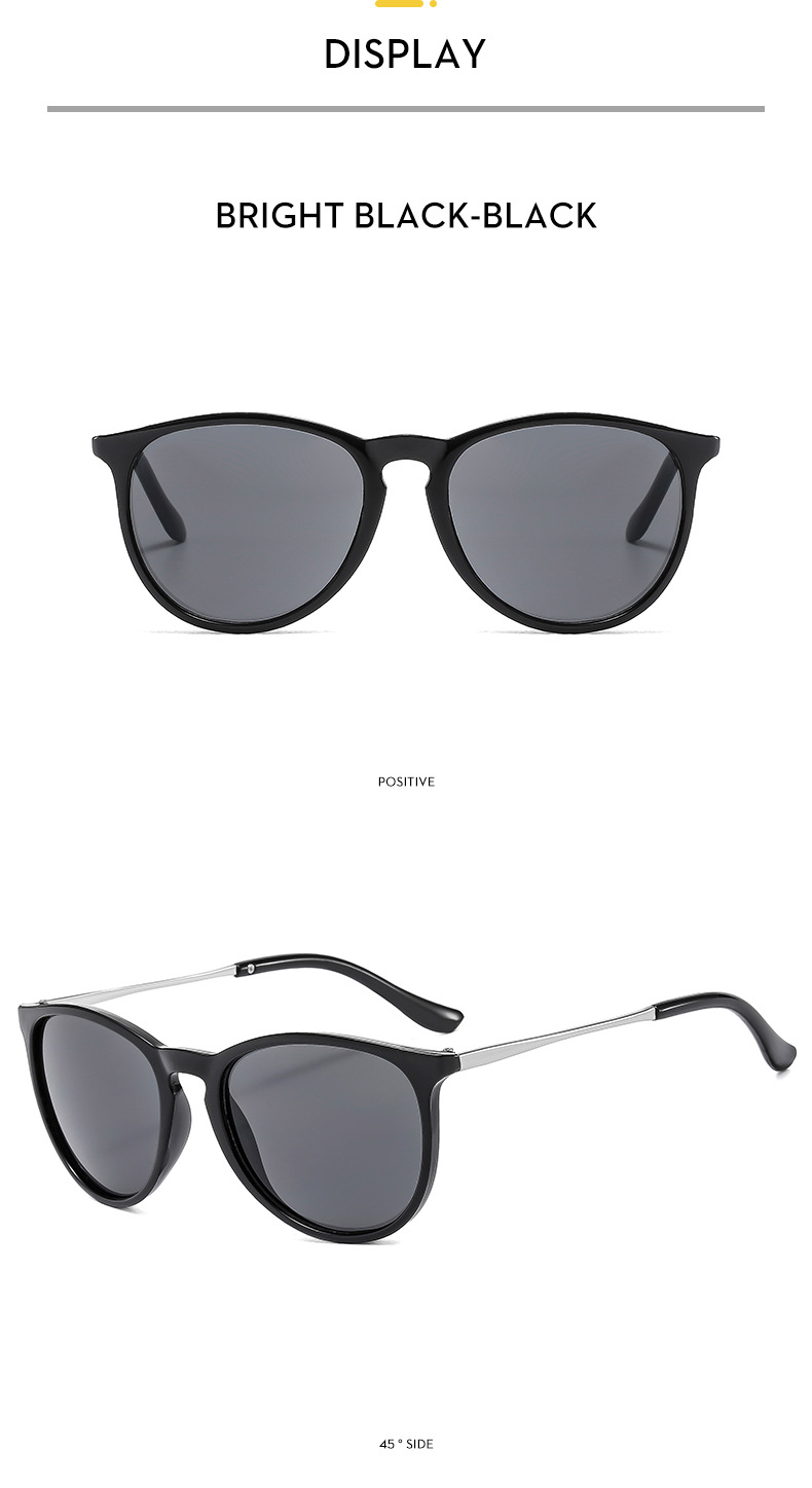 Cycling Eyewear Retro Round Metal Frame Sunglasses For Sun Protection_voghion.com