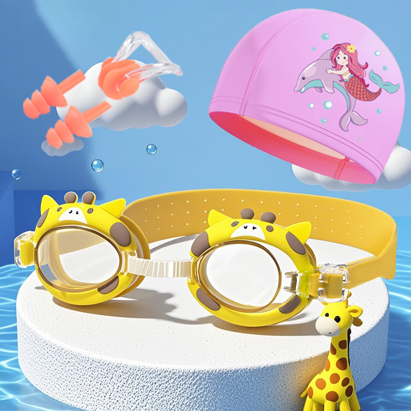 Gafas de Natación Infantil de PC Impermeable y Antivaho para Piscina image 15