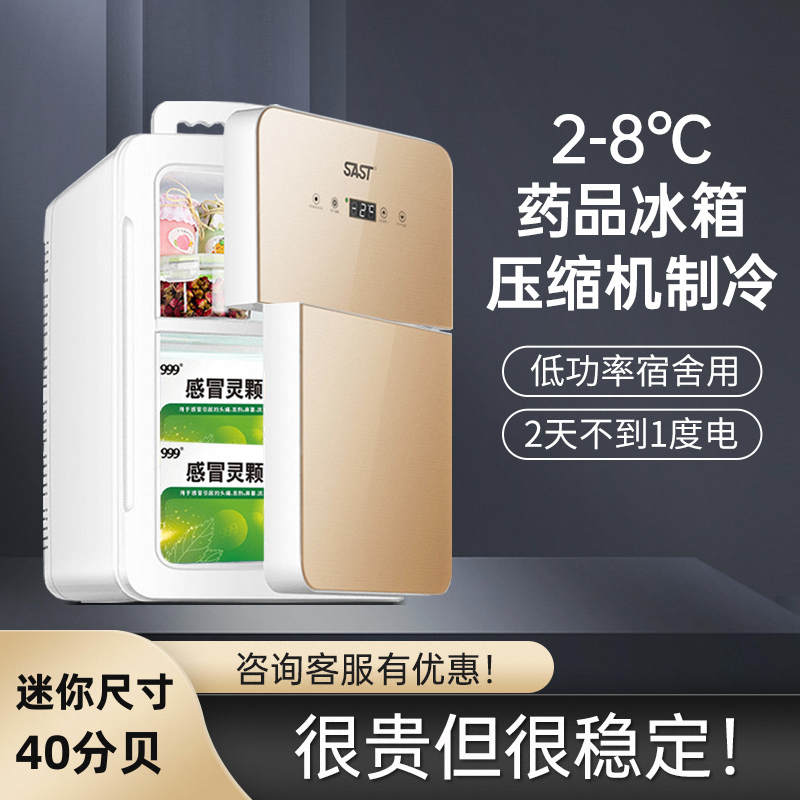 2-8 Degree Insulin Medicine Mini Refrigerator Growth Hormone Household Insulated Box Medicine Storage Refrigerator