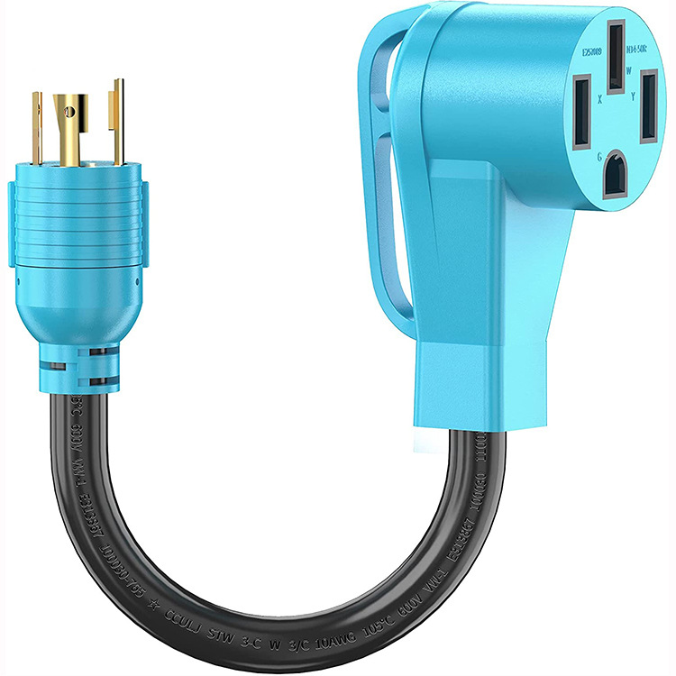 房车焊机插头 L5-30自锁插头N14-50干燥插头 50A大功率插头转换器