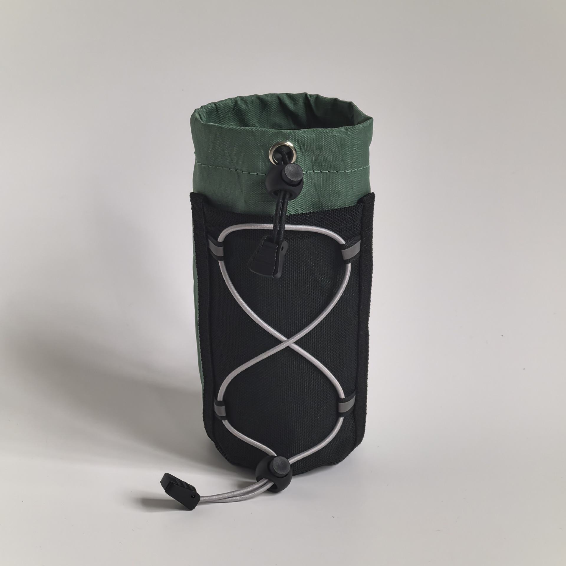 X-pac water bottle bag-green (gray rope)