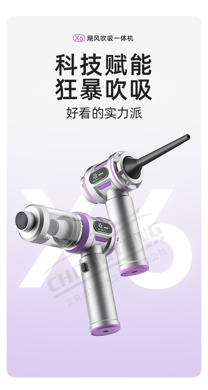 [Premium Selection] Car Vacuum Cleaner with Super Strong Suction, Handheld Small Portable Vacuum Cleaner for Cars, Suction and Blowing in One