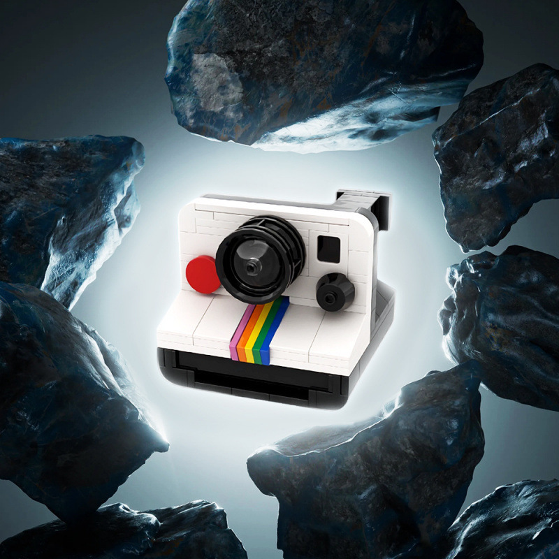 Moc-169456 Polaroid One-Step Sx-70 Building Block Toy Camera Model Compatible with Lego Dropshipping