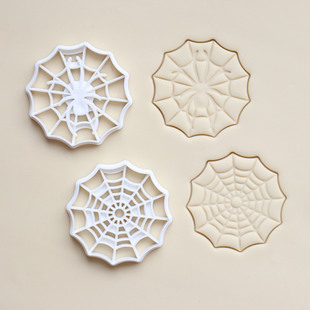 Halloween plastic spider seal grinding tool White embossing tool diy cartoon spider web seal mold