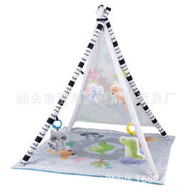 婴儿帐篷健身架游戏垫宝宝多功能爬行垫儿童玩具早教益智游戏帐篷