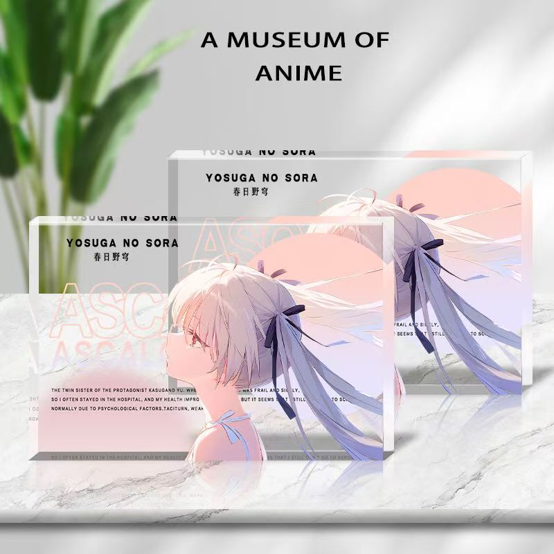 Yatori My Beloved Time Acrylic Brick Game Peripheral Large Size High Definition Desktop Card Brick Decorative Ornaments