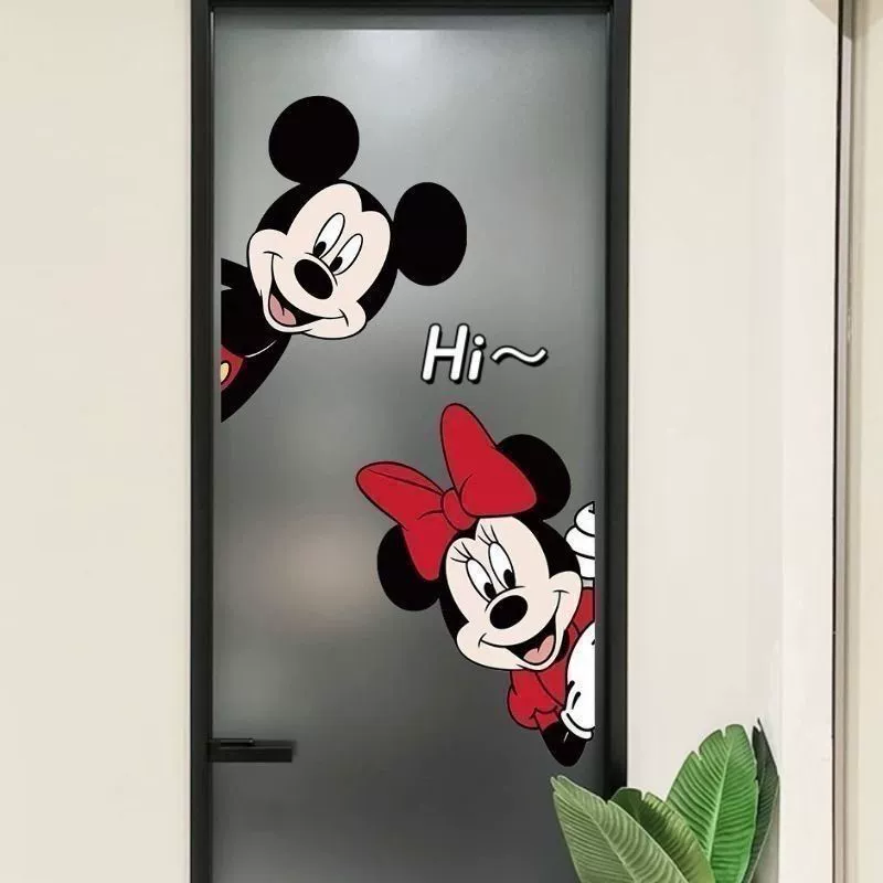 Милый Микки, украшение для спальни, картина, интернет-знаменитость, прикроватный фон, настенная подвесная картина, мультяшный Микки Маус, детская комната, настенный светильник, картина
