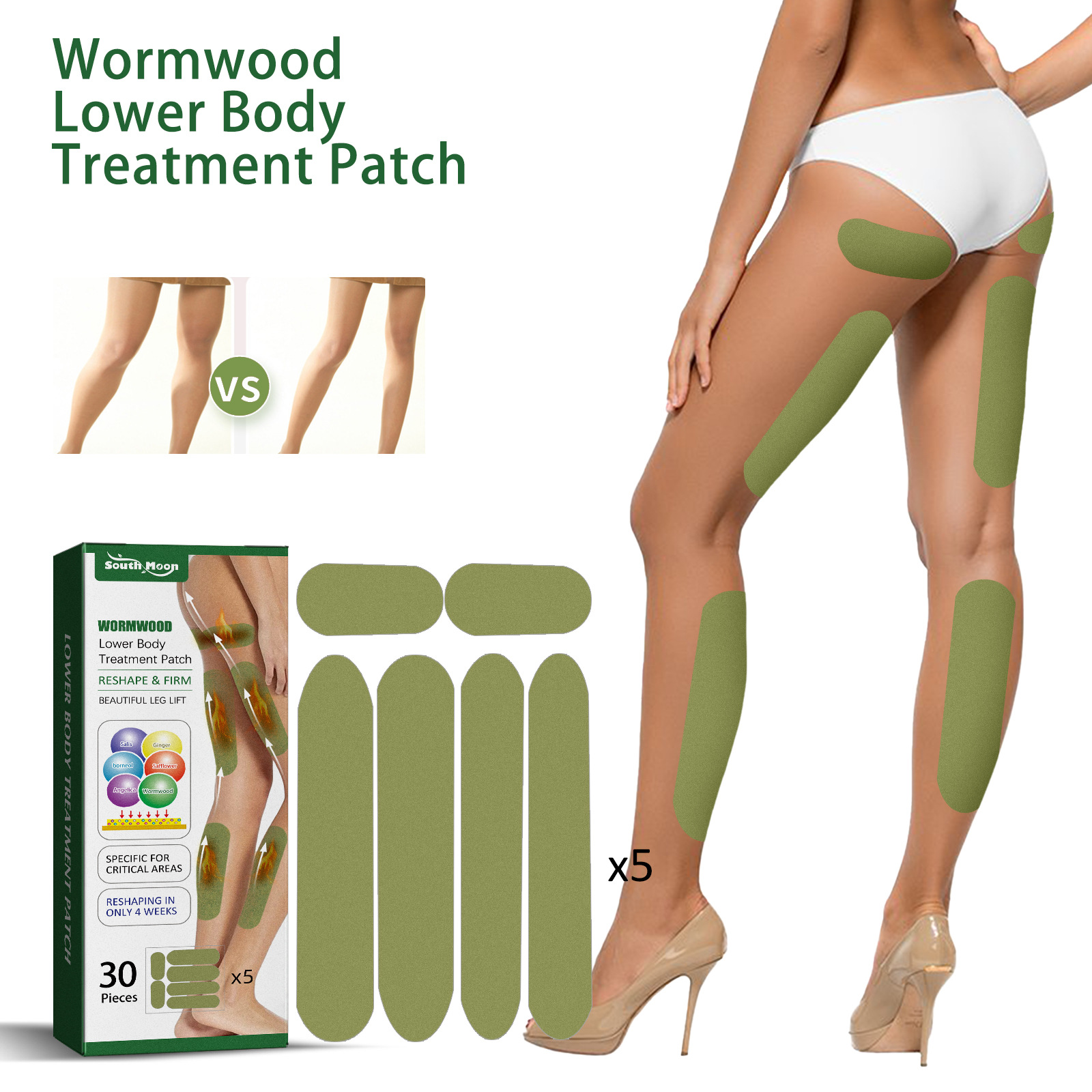 South Moon mugwort pat beautiful legs, lazy person shaping thighs, tightening leg muscles, and lifting_voghion.com