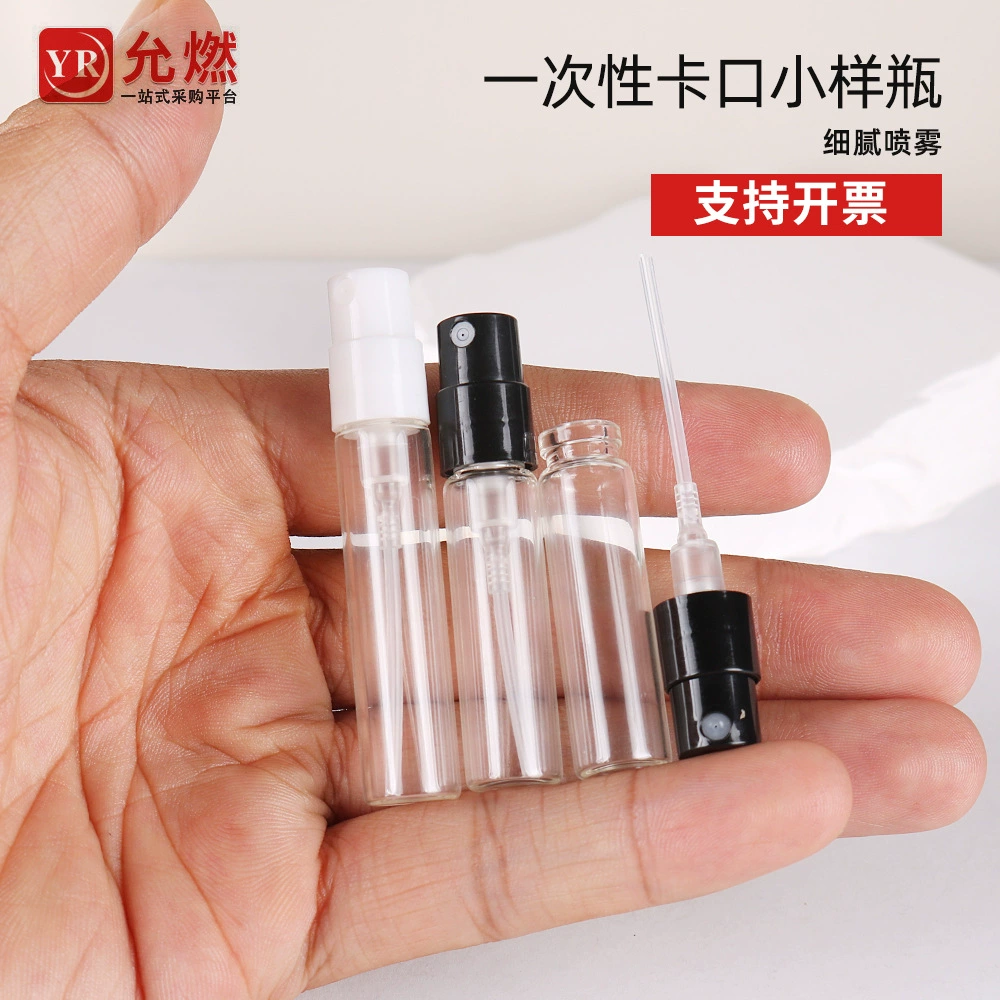 2ml 3ml стеклянная бутылка-пула одноразовая бутылка-распылитель для парфюмерии косметическая бутылка-распылитель небольшой образец портативный пробный наряд