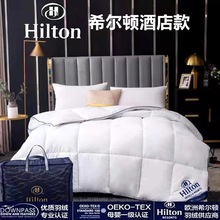 厂家直销希尔顿酒店羽绒被芯批发95白鹅绒加厚冬被会销活动礼品被