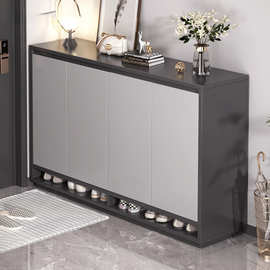 入户玄关柜鞋架门口外楼道简易收纳储物柜家用门口轻奢高级感鞋柜