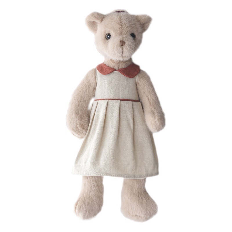 Genuino Dabron romana serie de vacaciones con muñeca de oso 30cm muñeca de peluche se puede enviar en nombre de una pieza