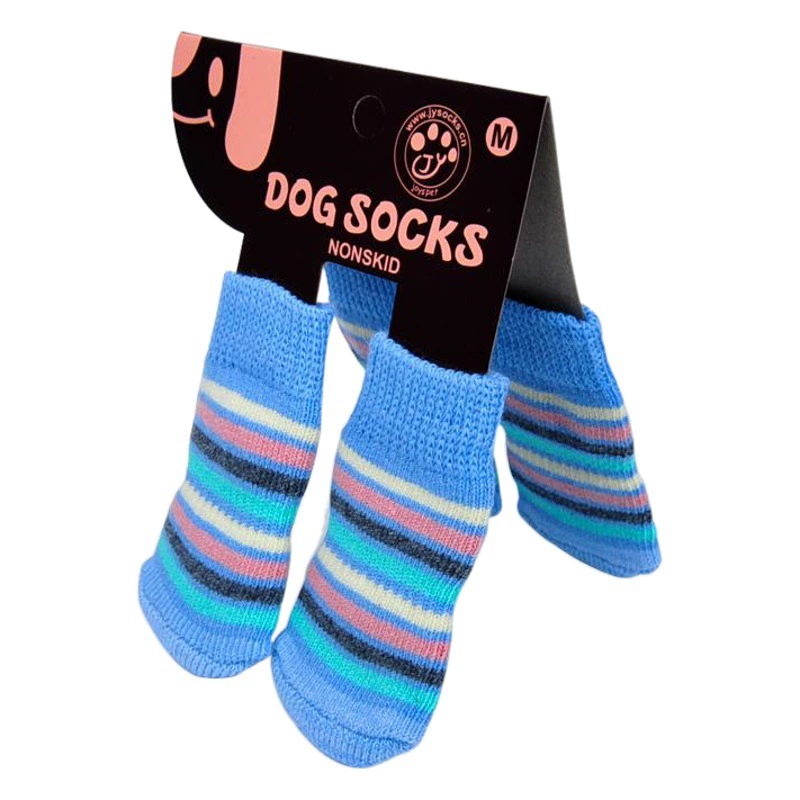 Носки для домашних животных Четыре размера Ежедневная одинарная качественная лапка для собак Высококачественные нескользящие носки для собак Тедди