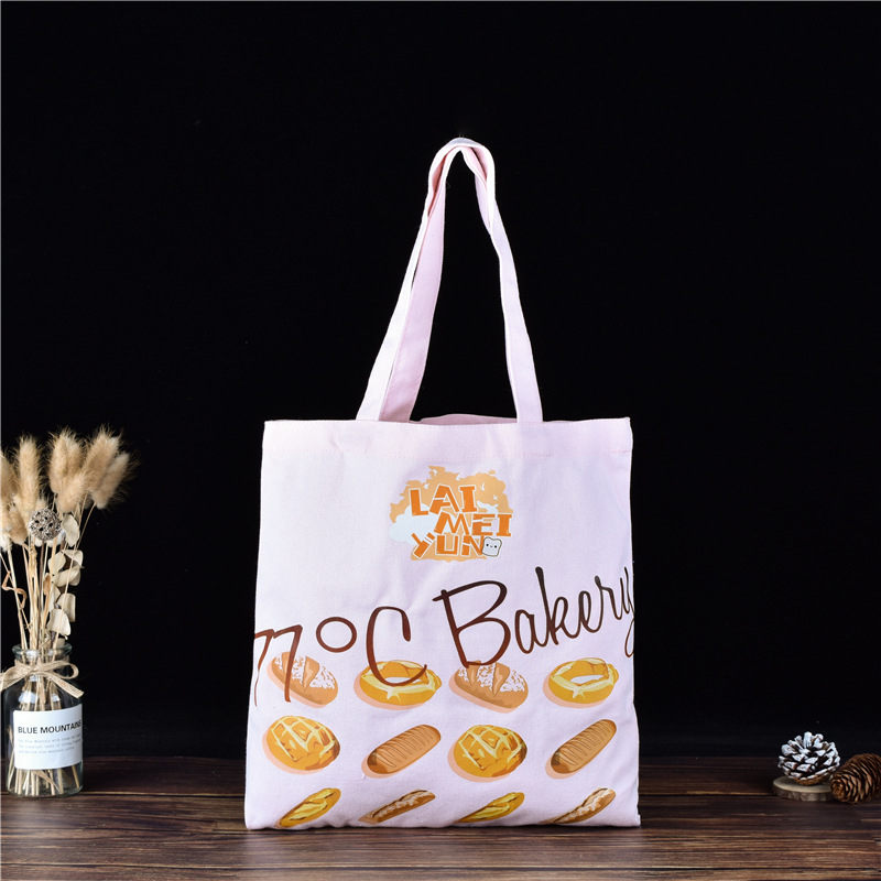 厂家创意学生帆布包女来图批发卡通斜跨单肩购物手提布袋设计logo