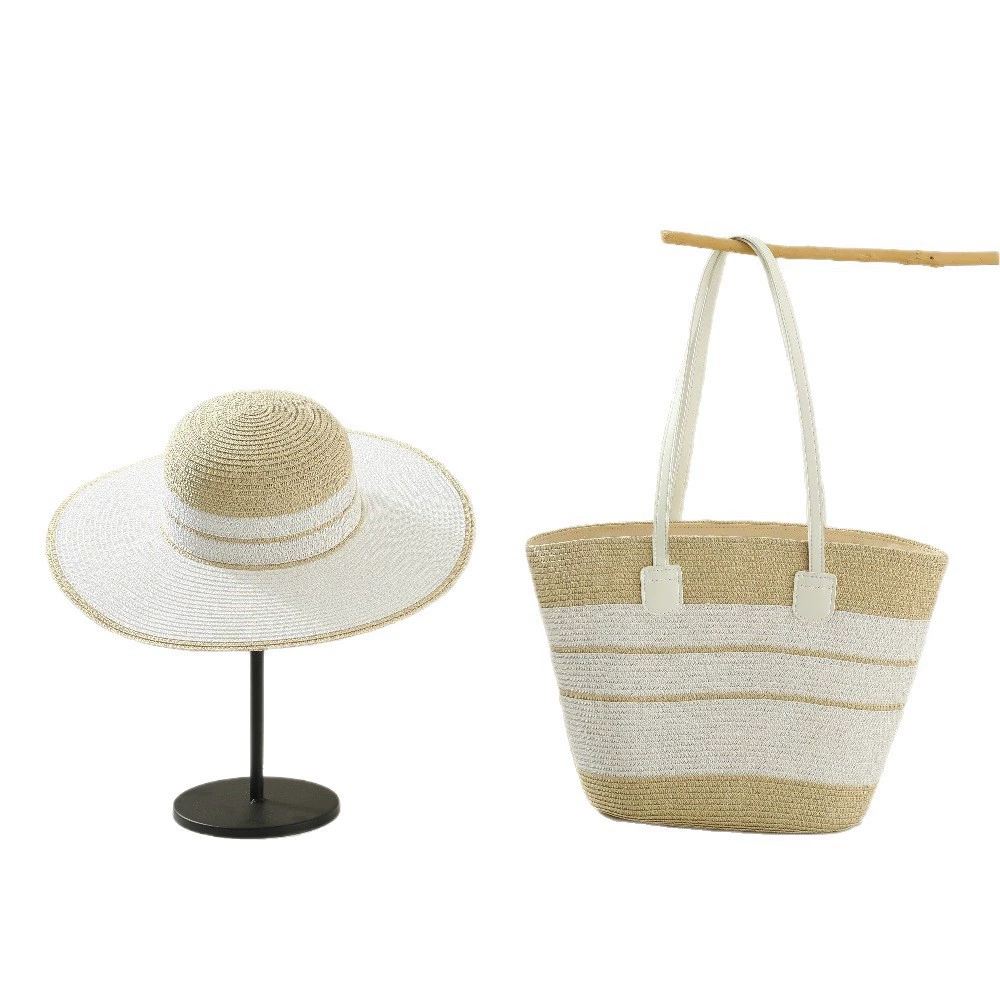 Соломенная летняя модная пляжная сумка через плечо для отдыха, пляжный стиль