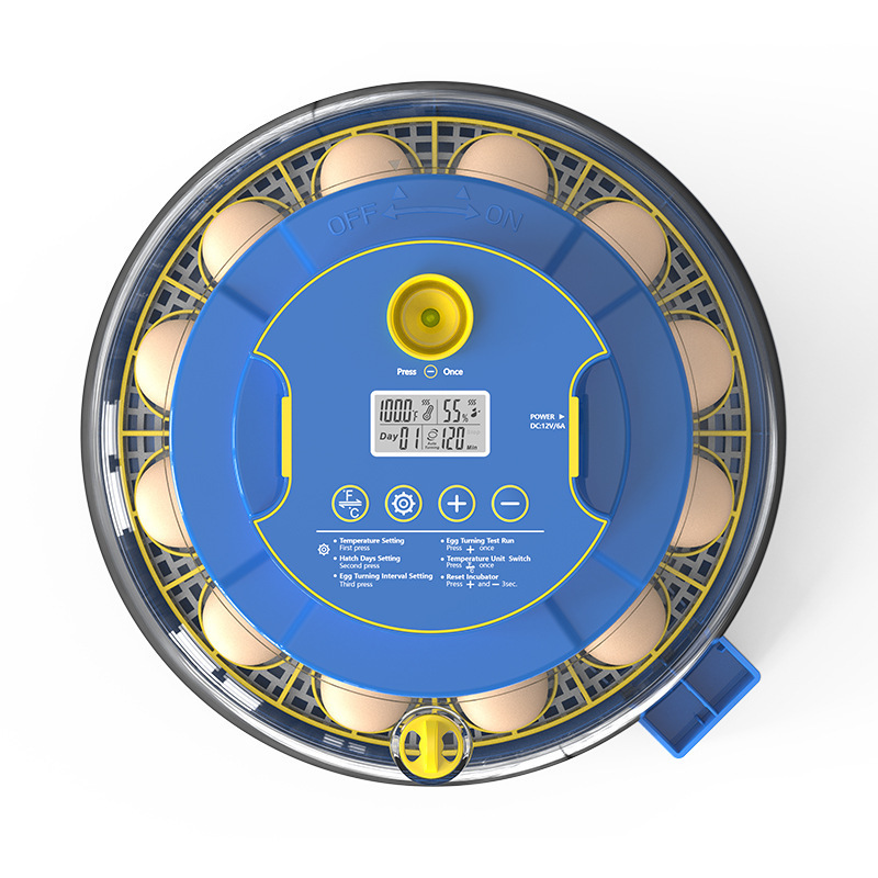 孵蛋器18H可拆卸清洗自动补水最后三天停止翻蛋小型家用孵化器|undefined