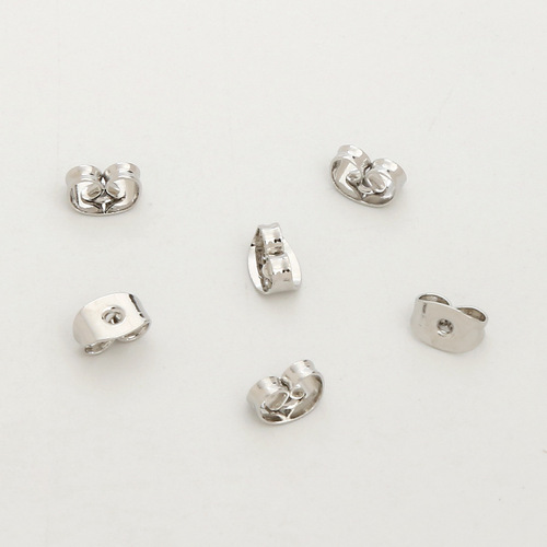 18K real gold plated copper bullet ear plug butterfly earplugs hypoallergenic color-preserving earplugs wholesale ear acupuncture accessories ear caps