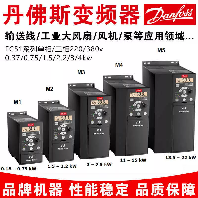 Новый оригинальный подлинный Денвер/Ферс инвертор FC051 однофазный 380V2.347kw Вентилятор насос