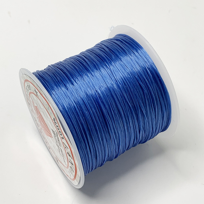 Cordón de pulsera de alta calidad de alambre plano elástico, cordón de cuentas resistente al desgaste, cordón de juego de alta elasticidad, cordón especial para pulsera