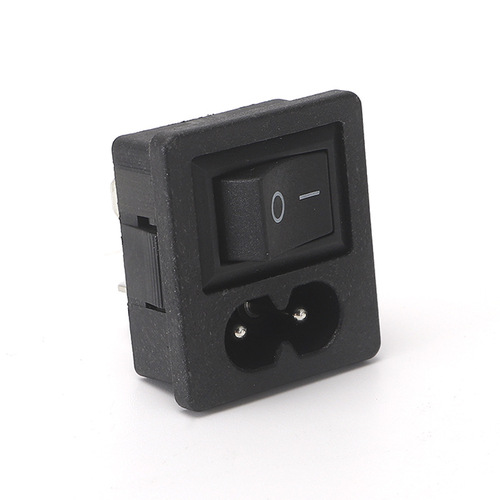 Supply of two-in-one 8-figure socket with switch, 8-figure power socket, AC socket, small 8-figure socket with switch
