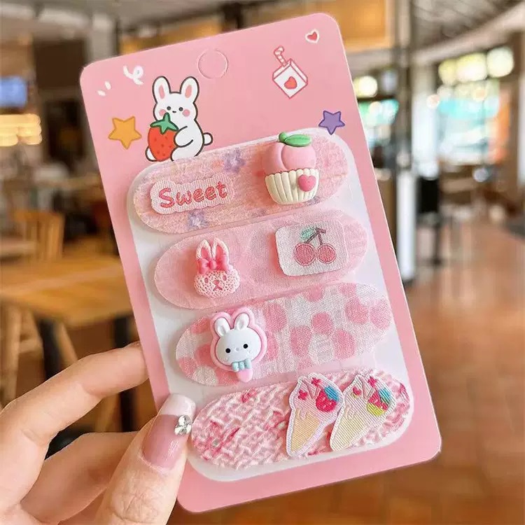 Los niños publican adorables pegatinas de velcro para bebés que no lastiman el cabello roto, artefactos de cabello mágicos para niñas con poco cabello pegatinas de frangeo