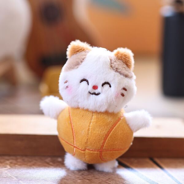 Cute creative football plush pendant