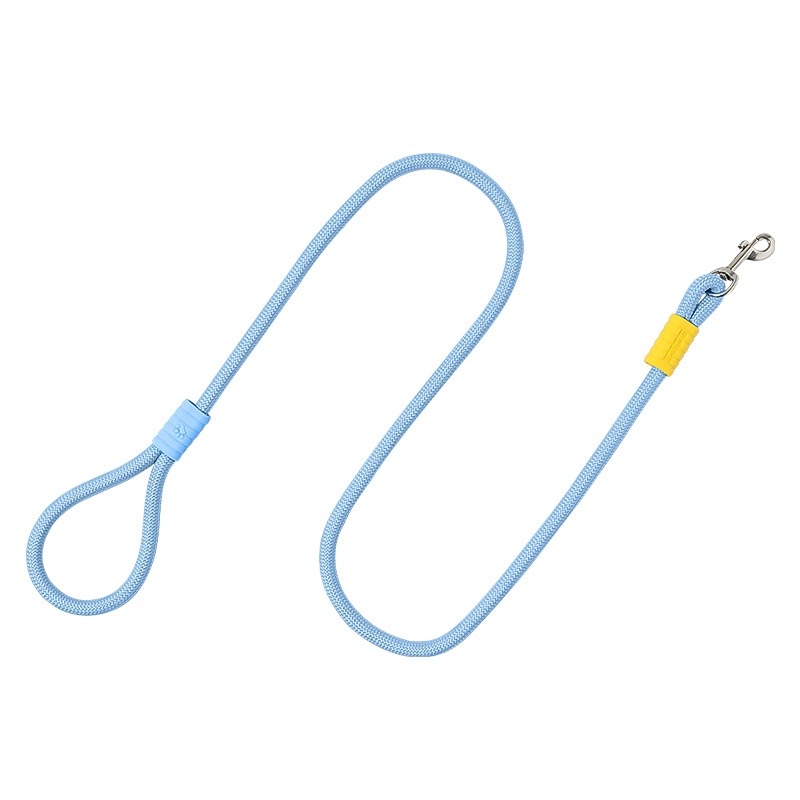 Cuerda de tracción para perros transfronteriza, cuerda para pasear a los perros, correa de contraste de dopamina para cachorros al aire libre, suministros para mascotas al por mayor