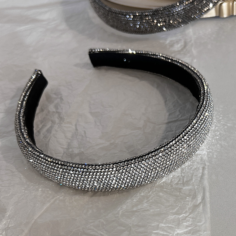 Fashion Solid Color Rhinestone Diamond Rhinestone Hair Band 1 Piece display picture 7