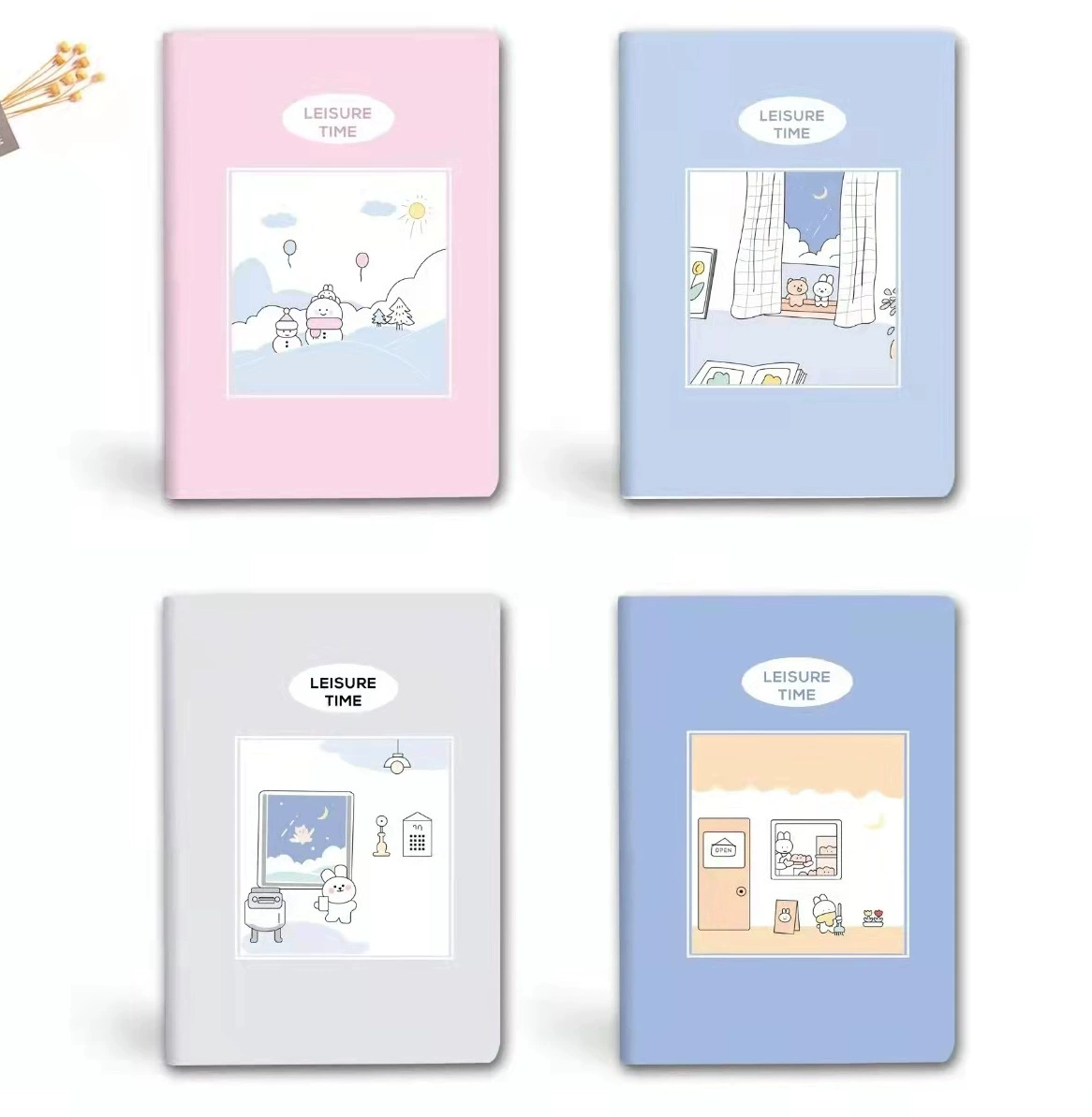 Notebook for Elementary Students, A5/B5 (32K/16K), 60–148 sheets (120–296 pages), assorted covers