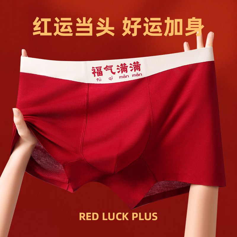 Pantalones interiores de hombre rojas de este año. Pantalones interiores de regalo para casarse. Pantalones interiores de cintura media cómodas.