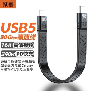 �羳USB5 Type-C FPC�⾀80G+240W+16Kҕ�l���֙C���Cͨ�����4/3