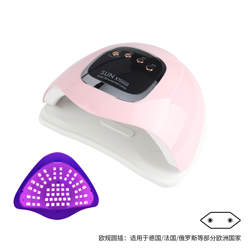 Lámpara de fototerapia de uñas de luz roja, máquina de fototerapia de alta potencia, tienda de uñas, lámpara de secado rápido, lámpara de uñas uv, inducción