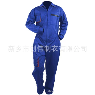 连体阻燃工作服 全身防护防火服 工业防尘防静电工装